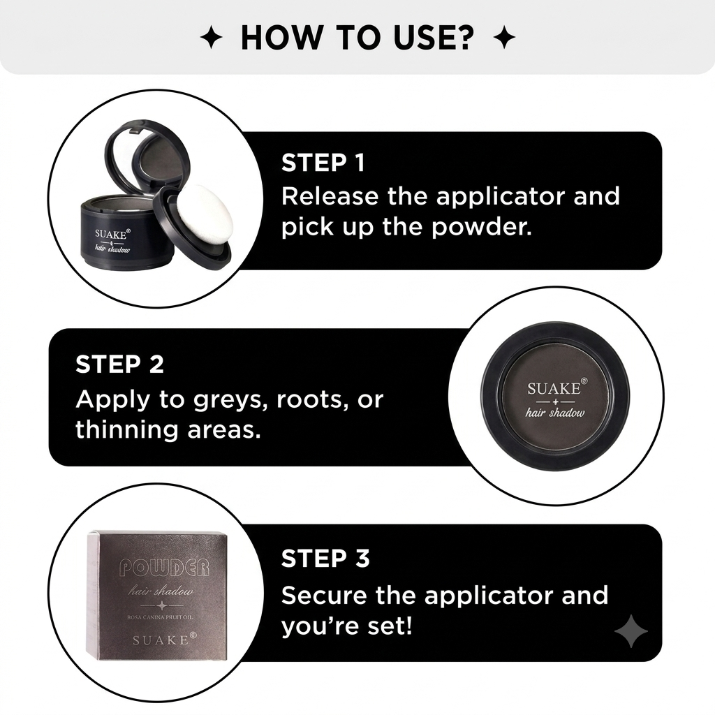 Hair Line Powder Black| Instantly Fuller Looking Hair(40g)