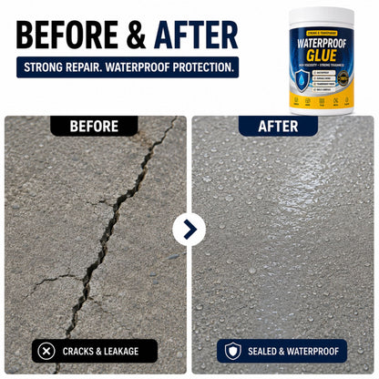 Transparent waterproof glue