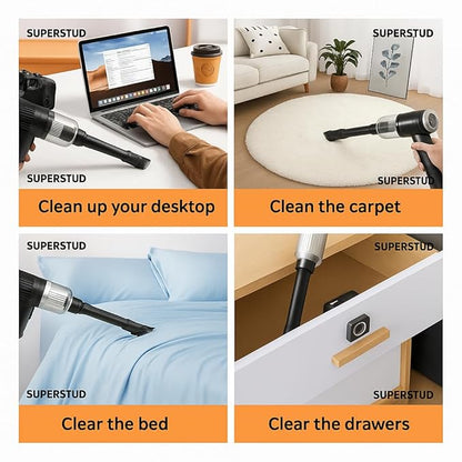 3 in 1 Portable Mini Vacuum Dust Cleaner