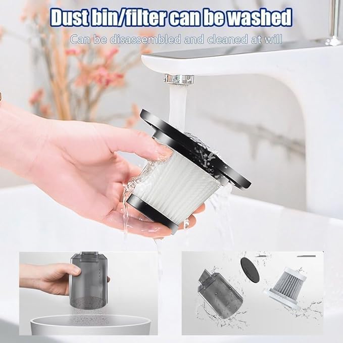 3 in 1 Portable Mini Vacuum Dust Cleaner