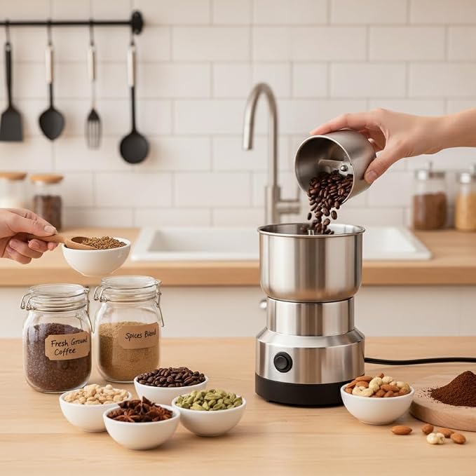 ⚡ Portable Electric Mixer Mix. Grind. Enjoy. — Without the Extra Effort.